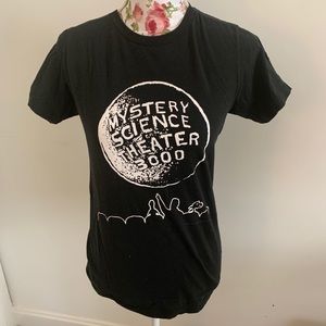 Mystery Science Theater 3000 black shirt XS